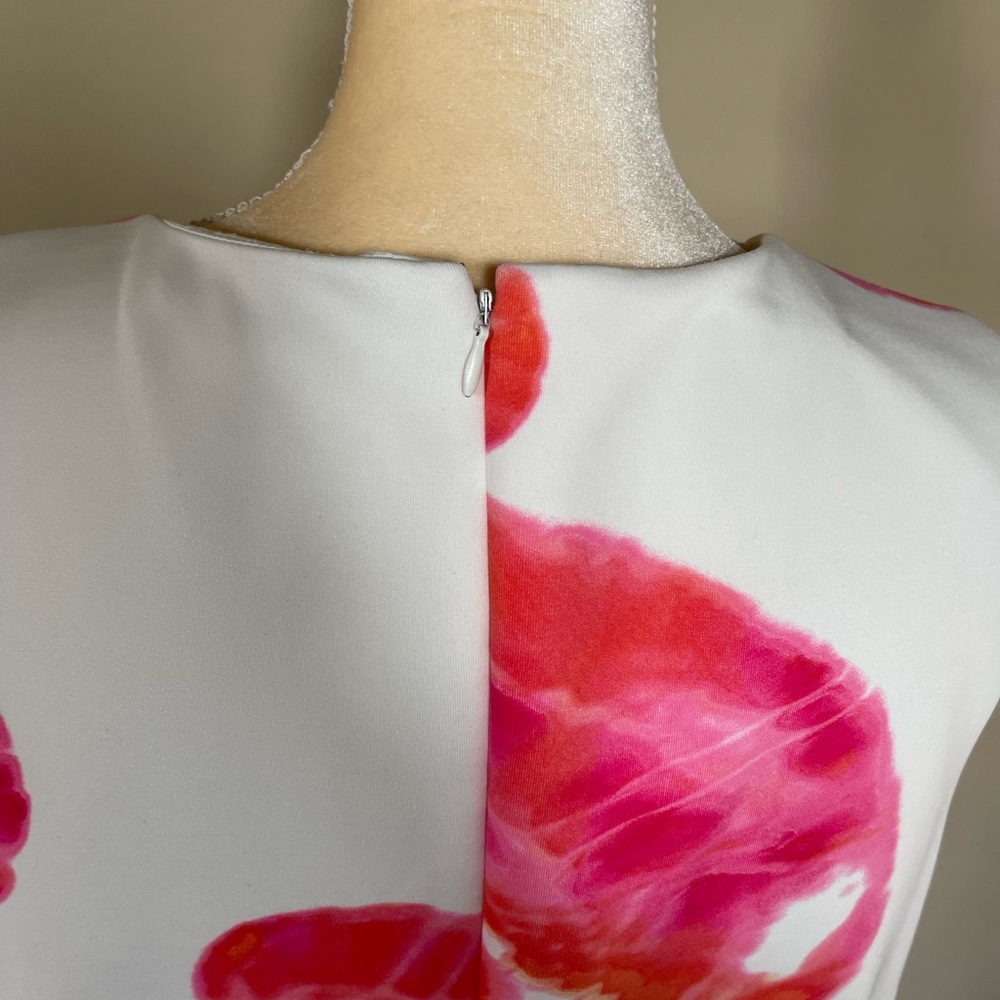 Calvin Klein Women Sz 14 Fit &
Flare Dress Floral Multicolor
Scuba Pleated Lined - Picture 5 of 9